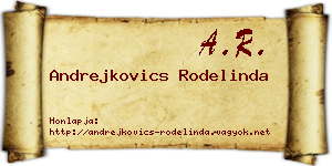 Andrejkovics Rodelinda névjegykártya